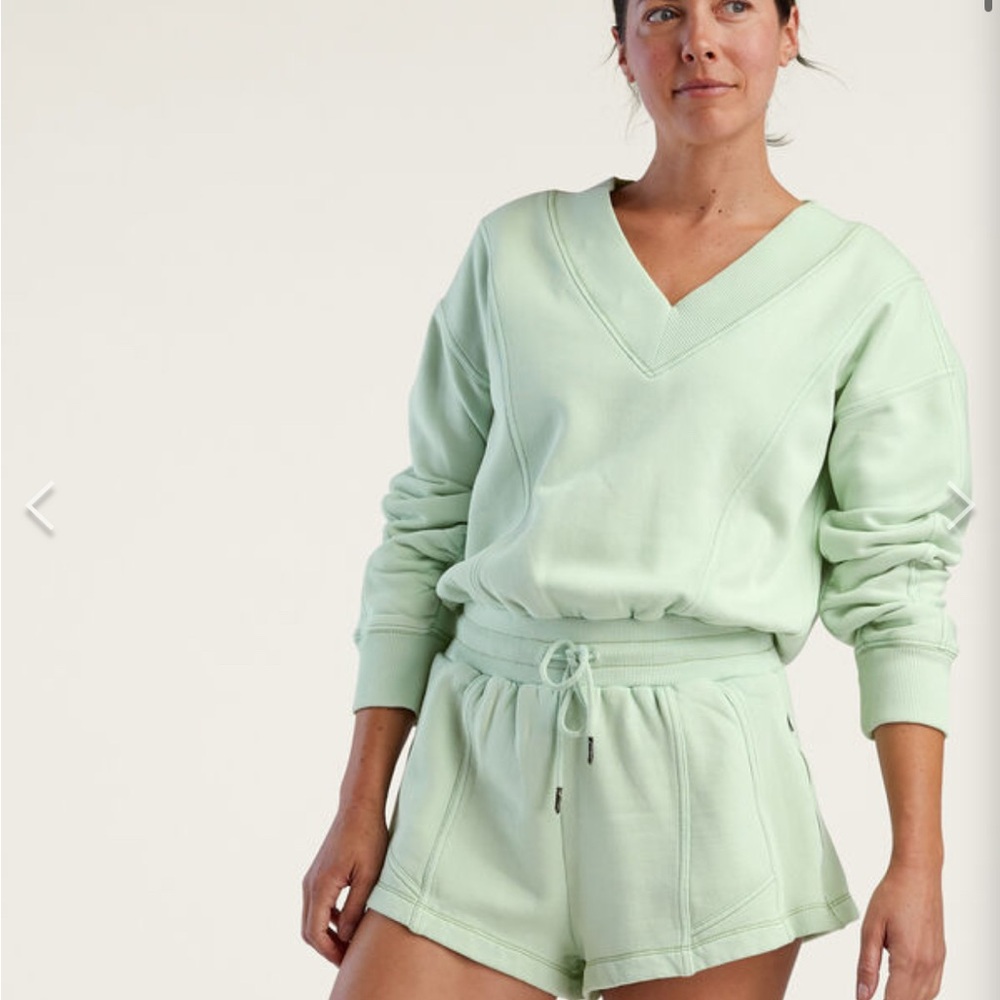 NWOT FP Movement by Free People Intercept Romper in Pistachio